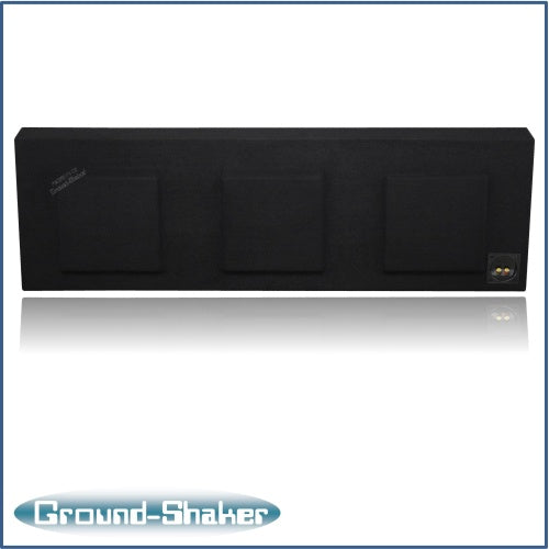 BLACK 8” TRIPLE SEALED SUB BOX, FITS 99-07 FORD F-350 CREW-CAB