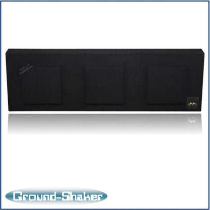 BLACK 10” TRIPLE SEALED L7T SUB BOX, FITS 99-07 FORD F-350 CREW-CAB