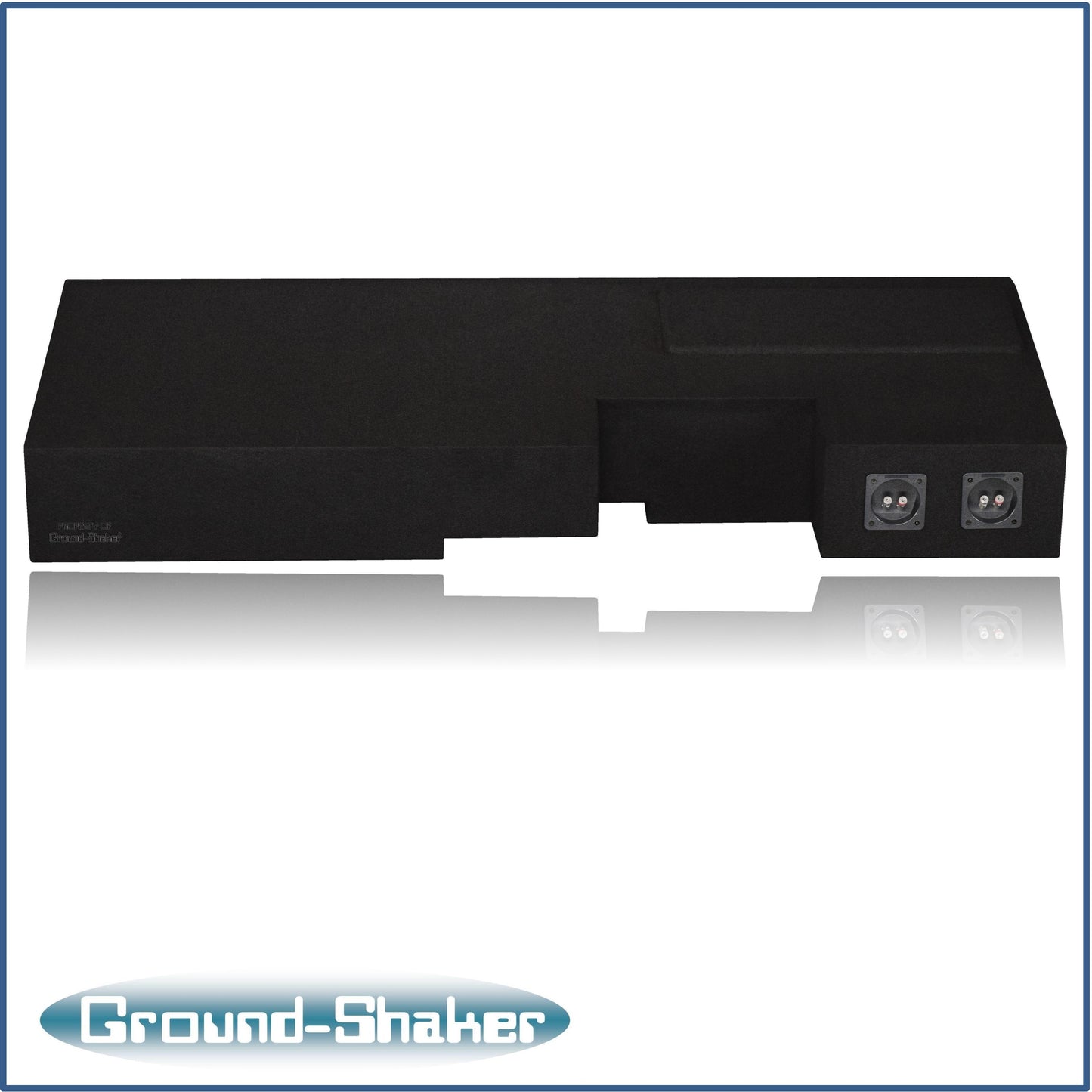 BLACK 8" DUAL PORTED SUB BOX, FITS 19-25 CHEVY SILVERADO DOUBLE & CREW-CAB