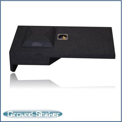 BLACK 12" SINGLE SEALED SUB BOX, FITS 07-18 CHEVY SILVERADO EXTENDED CAB