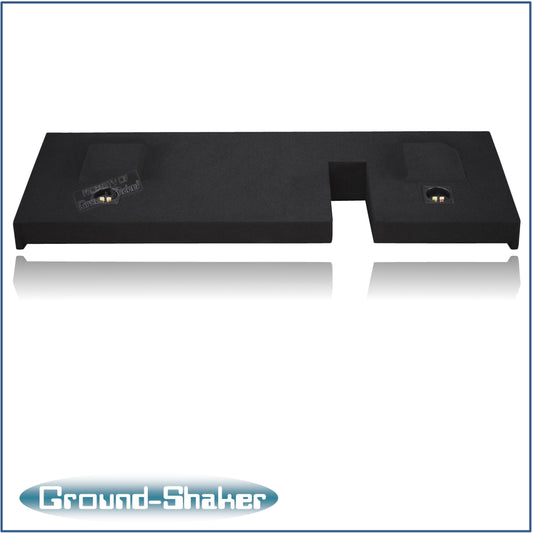BLACK 8" DUAL SEALED SUB BOX, FITS 09-14 FORD F-150 EXT-CAB
