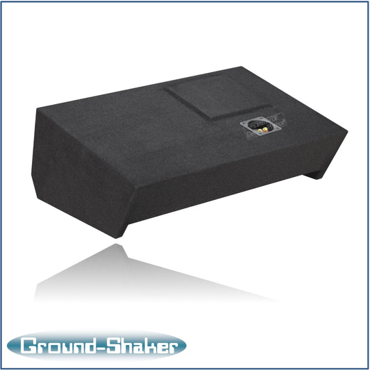 BLACK 12" SINGLE SEALED SUB BOX, FITS 19-24 CHEVY SILVERADO DOUBLE & CREW-CAB