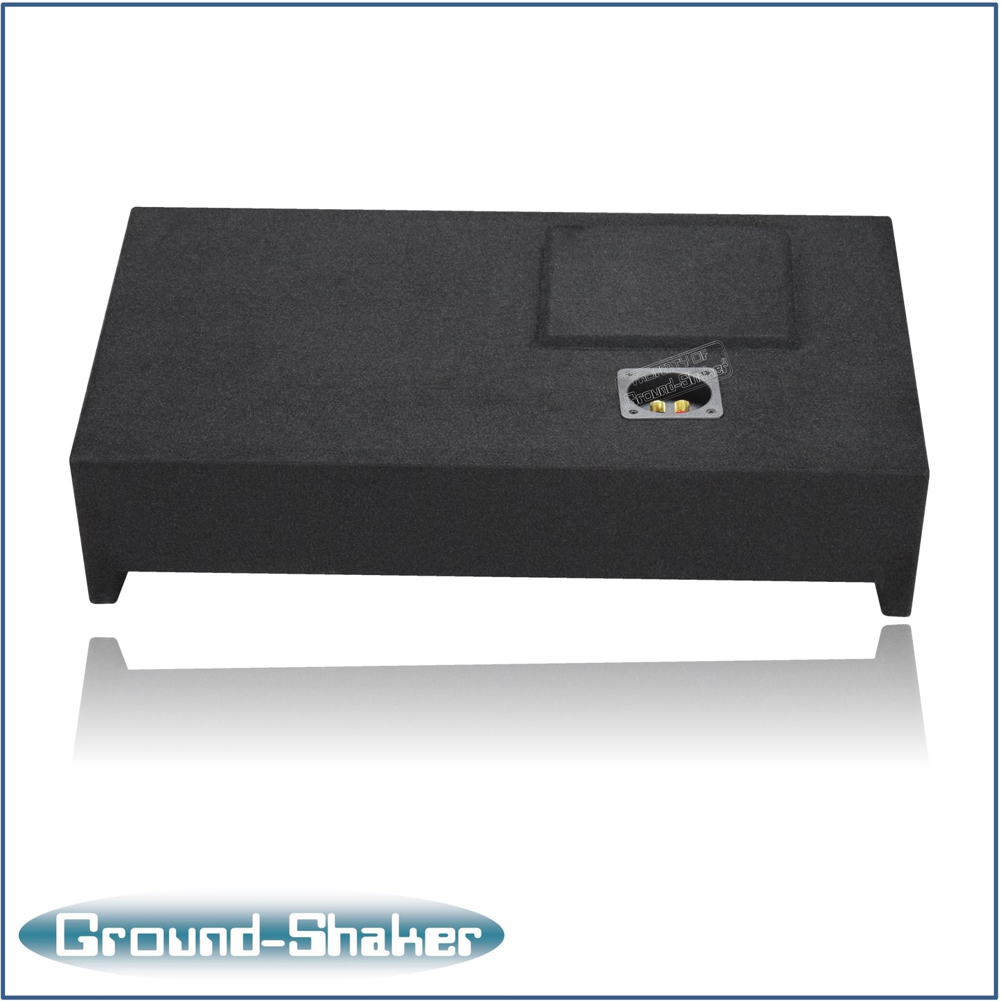 BLACK 12" SINGLE SEALED SUB BOX, FITS 19-24 CHEVY SILVERADO DOUBLE & CREW-CAB