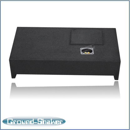 BLACK 12" SINGLE SEALED SUB BOX, FITS 19-24 CHEVY SILVERADO DOUBLE & CREW-CAB