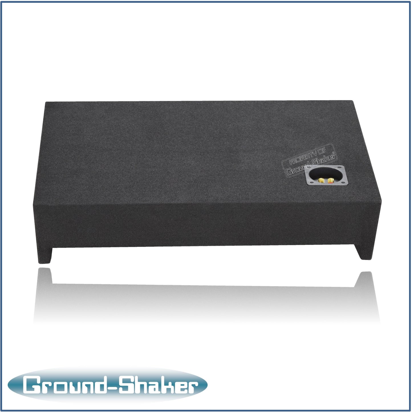 BLACK 10" TW3 SINGLE SEALED SUB BOX, FITS 19-24 CHEVY SILVERADO DOUBLE & CREW-CAB