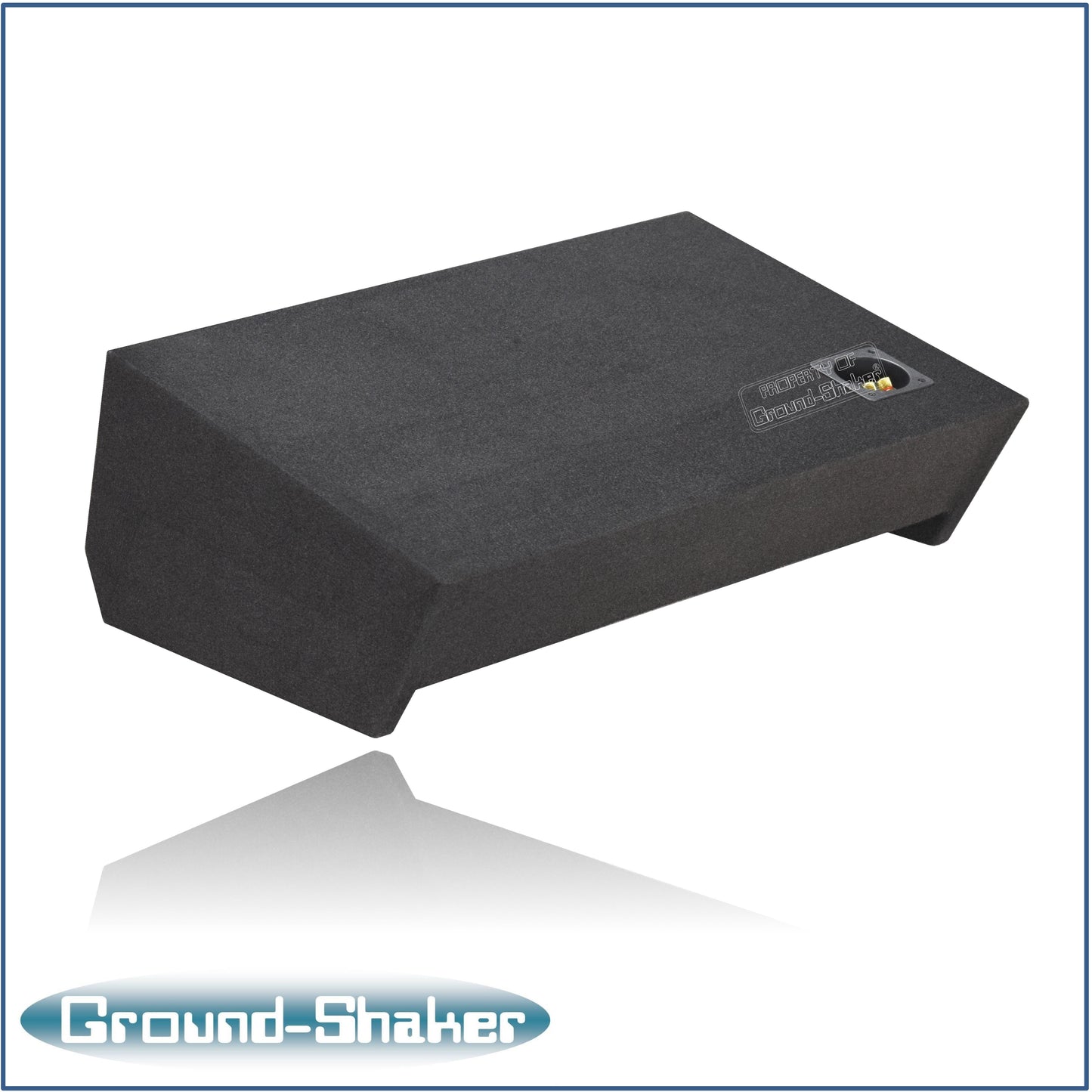 BLACK 12" TW3 SINGLE SEALED SUB BOX, FITS 19-24 CHEVY SILVERADO DOUBLE & CREW-CAB