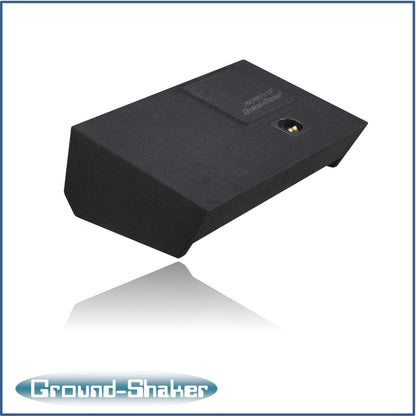 BLACK 10" SINGLE SEALED SUB BOX, FITS 19-26 GMC SIERRA DOUBLE & CREW-CAB