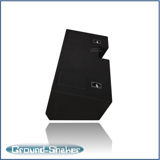 BLACK 10" DUAL PORTED SUB BOX, FITS 19-26 GMC SIERRA DOUBLE & CREW-CAB