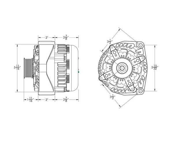 GM Truck 1996-2004 4.3L 4.8L 5.3L 5.7L 6.0L 320 Amp High Output Alternator