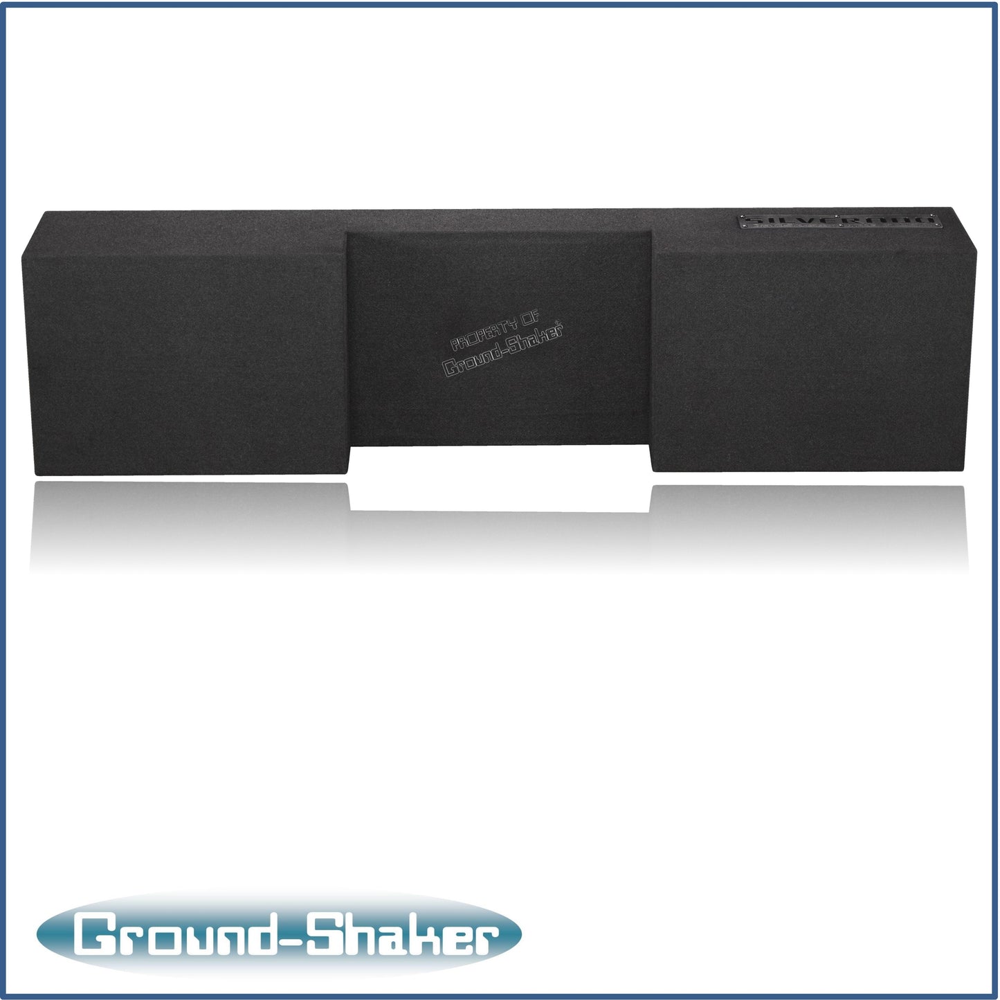 BLACK 10" DUAL SEALED SUB BOX, FITS 99-06 & 07 CLASSIC CHEVY SILVERADO EXT-CAB