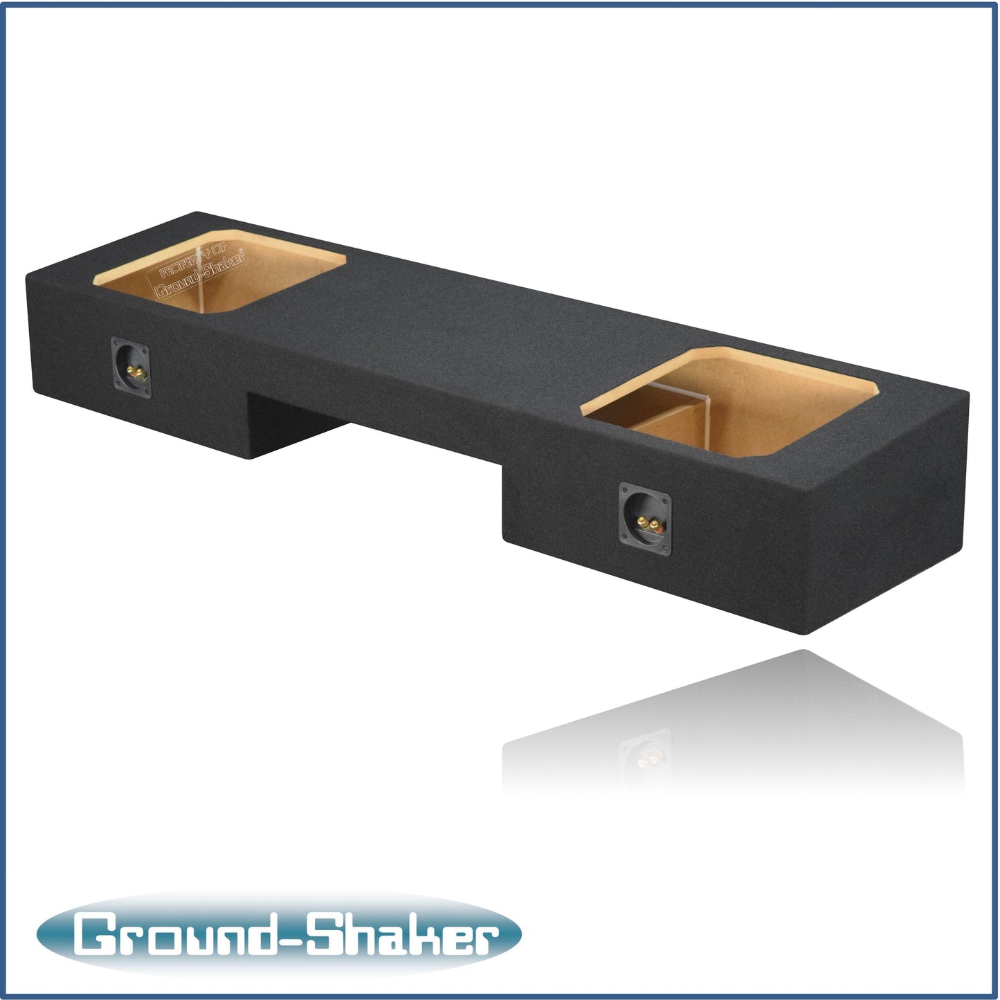 BLACK 12" DUAL SEALED SOLO-BARIC SUB BOX, FITS 99-06 & 07 CLASSIC CHEVY SILVERADO EXT-CAB