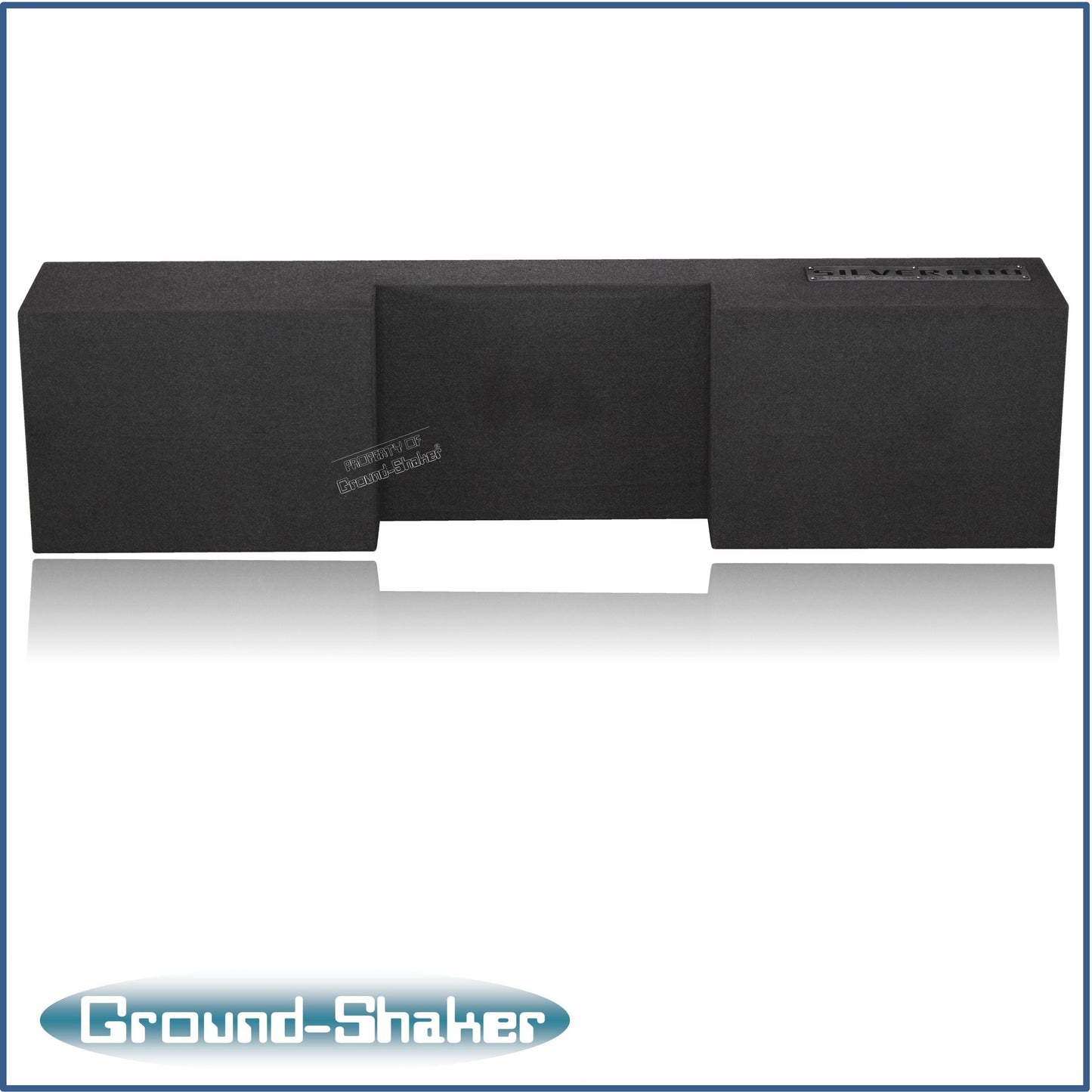 BLACK 12" DUAL PORTED SUB BOX, FITS 99-06 & 07 CLASSIC CHEVY SILVERADO EXT-CAB
