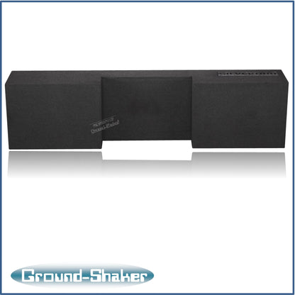 BLACK 12" DUAL PORTED SUB BOX, FITS 99-06 & 07 CLASSIC CHEVY SILVERADO EXT-CAB