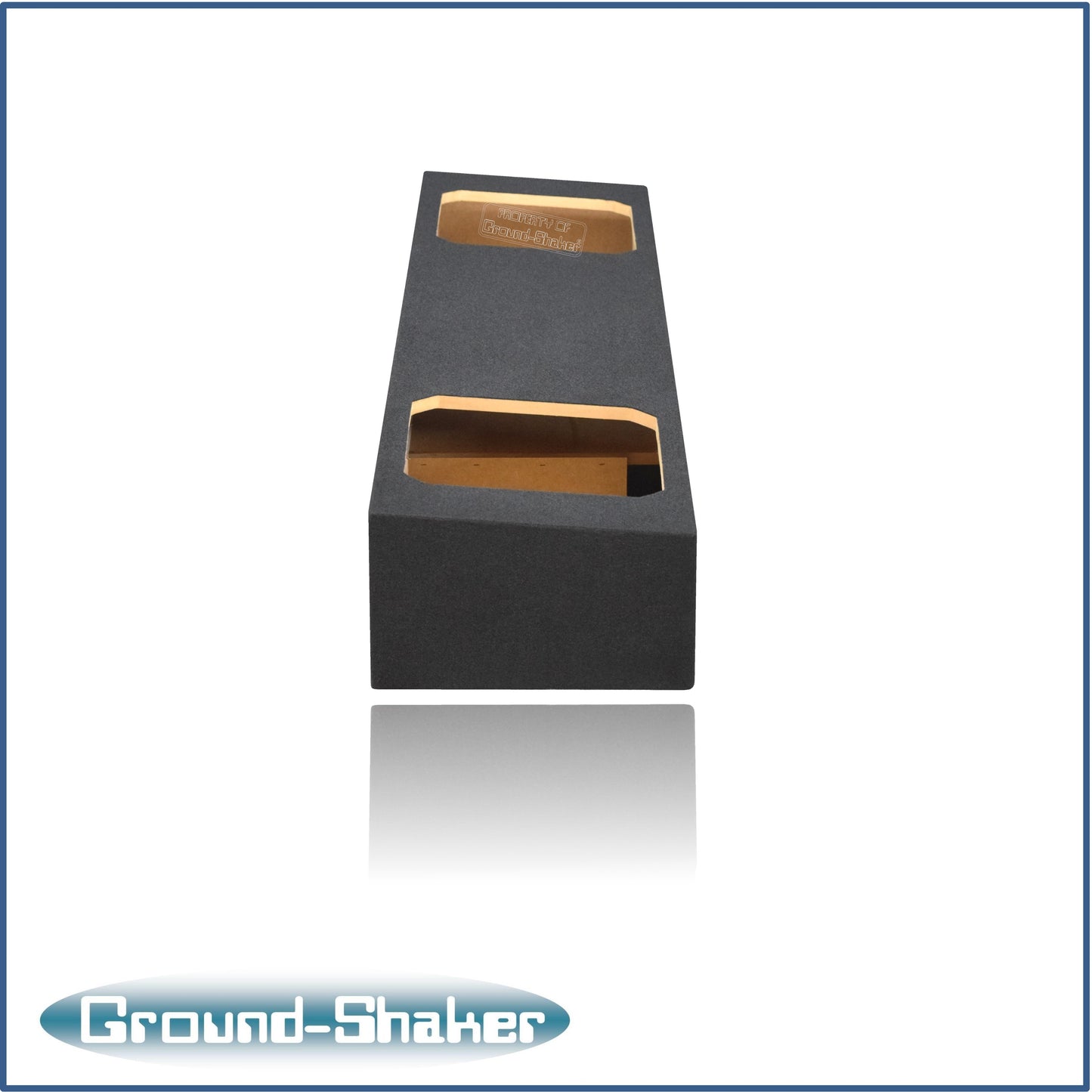 BLACK 12" DUAL PORTED SOLO-BARIC SUB BOX, FITS 99-06 & 07 CLASSIC CHEVY SILVERADO EXT-CAB