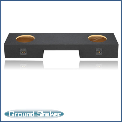 BLACK 10" DUAL SEALED SUB BOX, FITS 99-06 & 07 CLASSIC GMC SIERRA EXT-CAB