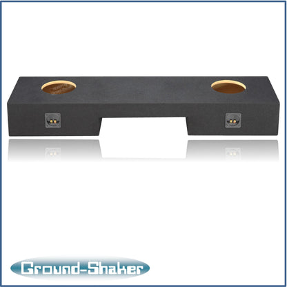 BLACK 8" DUAL SEALED SUB BOX, FITS 99-06 & 07 CLASSIC GMC SIERRA EXT-CAB