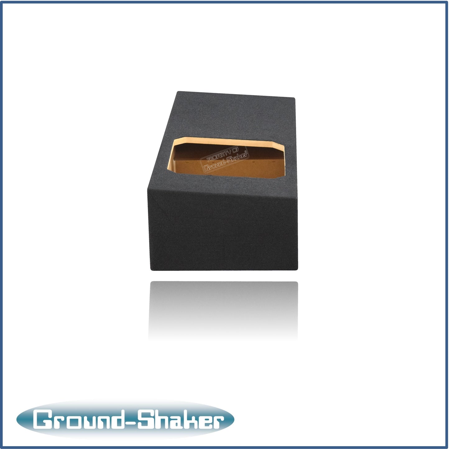 BLACK 12" SINGLE SEALED SOLO-BARIC SUB BOX, FITS 99-06 & 07 CLASSIC CHEVY GMC SIERRA EXT-CAB