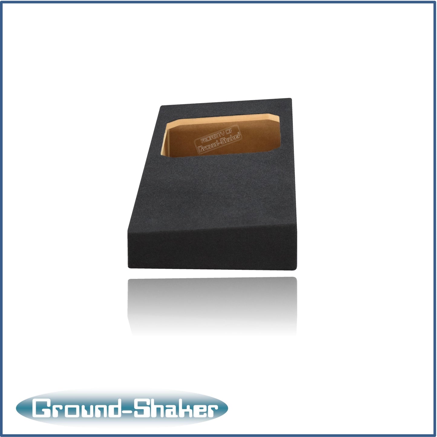 BLACK 12" SINGLE SEALED SOLO-BARIC SUB BOX, FITS 99-06 & 07 CLASSIC CHEVY GMC SIERRA EXT-CAB