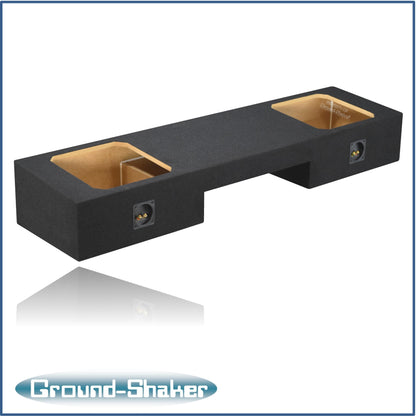 BLACK 12" DUAL SEALED SOLOBARIC SUB BOX, FITS 99-06 & 07 CLASSIC GMC SIERRA EXT-CAB