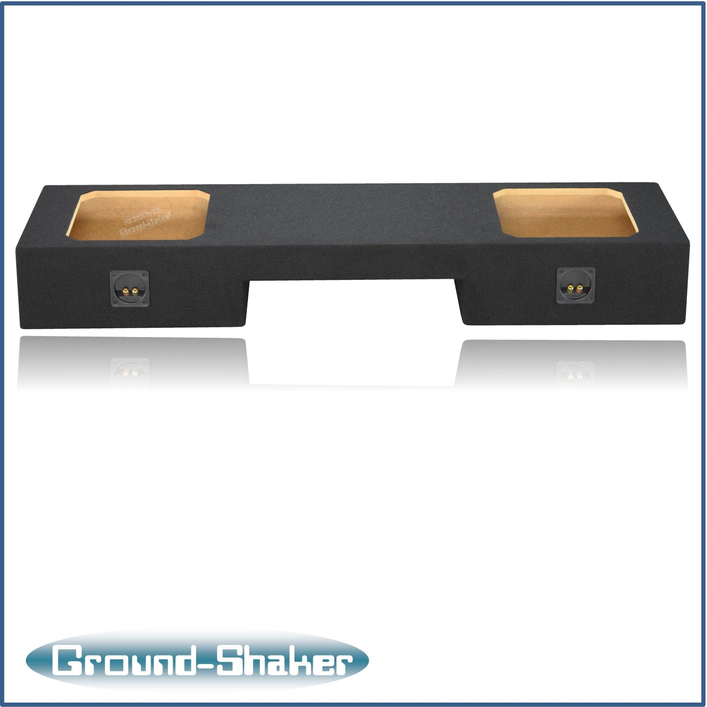 BLACK 12" DUAL SEALED SOLOBARIC SUB BOX, FITS 99-06 & 07 CLASSIC GMC SIERRA EXT-CAB