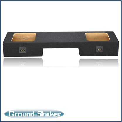 BLACK 12" DUAL SEALED SOLOBARIC SUB BOX, FITS 99-06 & 07 CLASSIC GMC SIERRA EXT-CAB