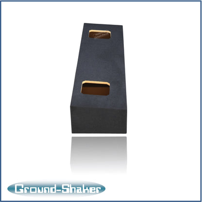 BLACK 8" DUAL SEALED SOLOBARIC SUB BOX, FITS 99-06 & 07 CLASSIC GMC SIERRA EXT-CAB