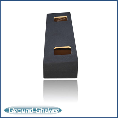 BLACK 8" DUAL SEALED SOLOBARIC SUB BOX, FITS 99-06 & 07 CLASSIC GMC SIERRA EXT-CAB