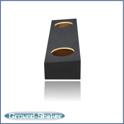 BLACK 10" DUAL PORTED SUB BOX, FITS 99-06 & 07 CLASSIC GMC SIERRA EXT-CAB