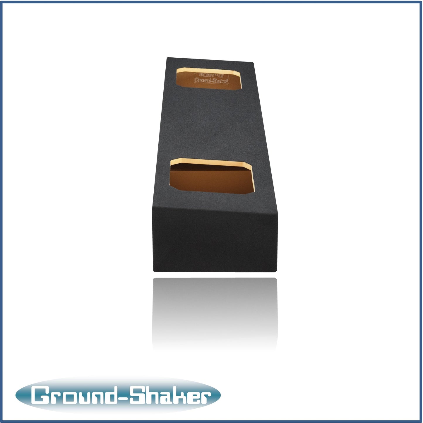 BLACK 10" DUAL SOLOBARIC PORTED SUB BOX, FITS 99-06 & 07 CLASSIC GMC SIERRA EXT-CAB