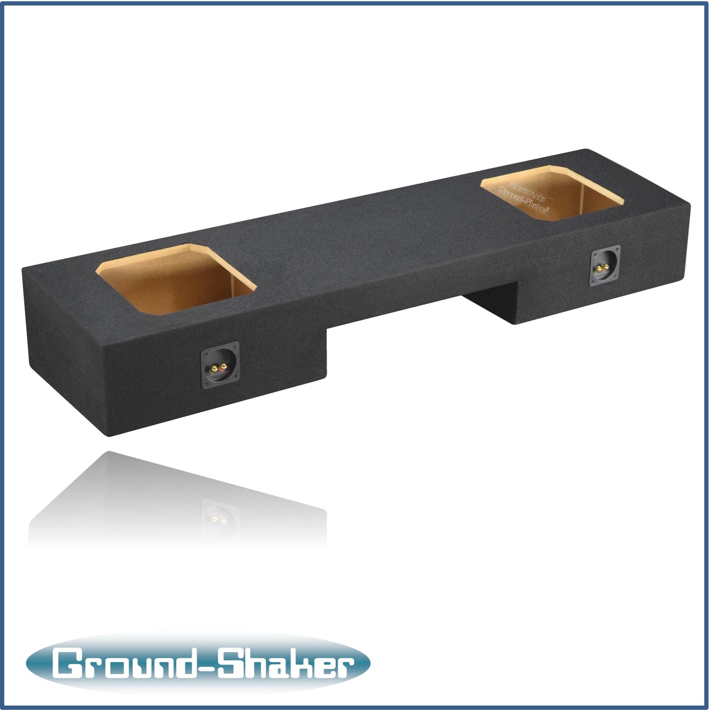 BLACK 10" DUAL SOLOBARIC PORTED SUB BOX, FITS 99-06 & 07 CLASSIC GMC SIERRA EXT-CAB