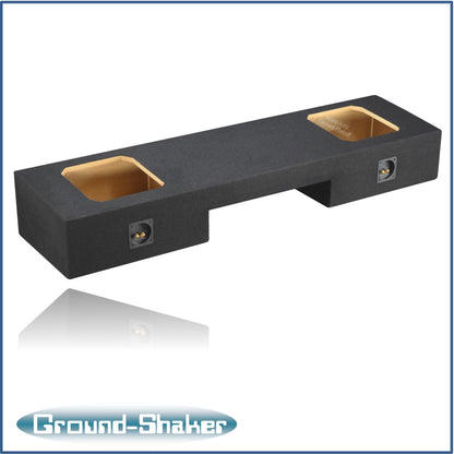 BLACK 10" DUAL SOLOBARIC PORTED SUB BOX, FITS 99-06 & 07 CLASSIC GMC SIERRA EXT-CAB