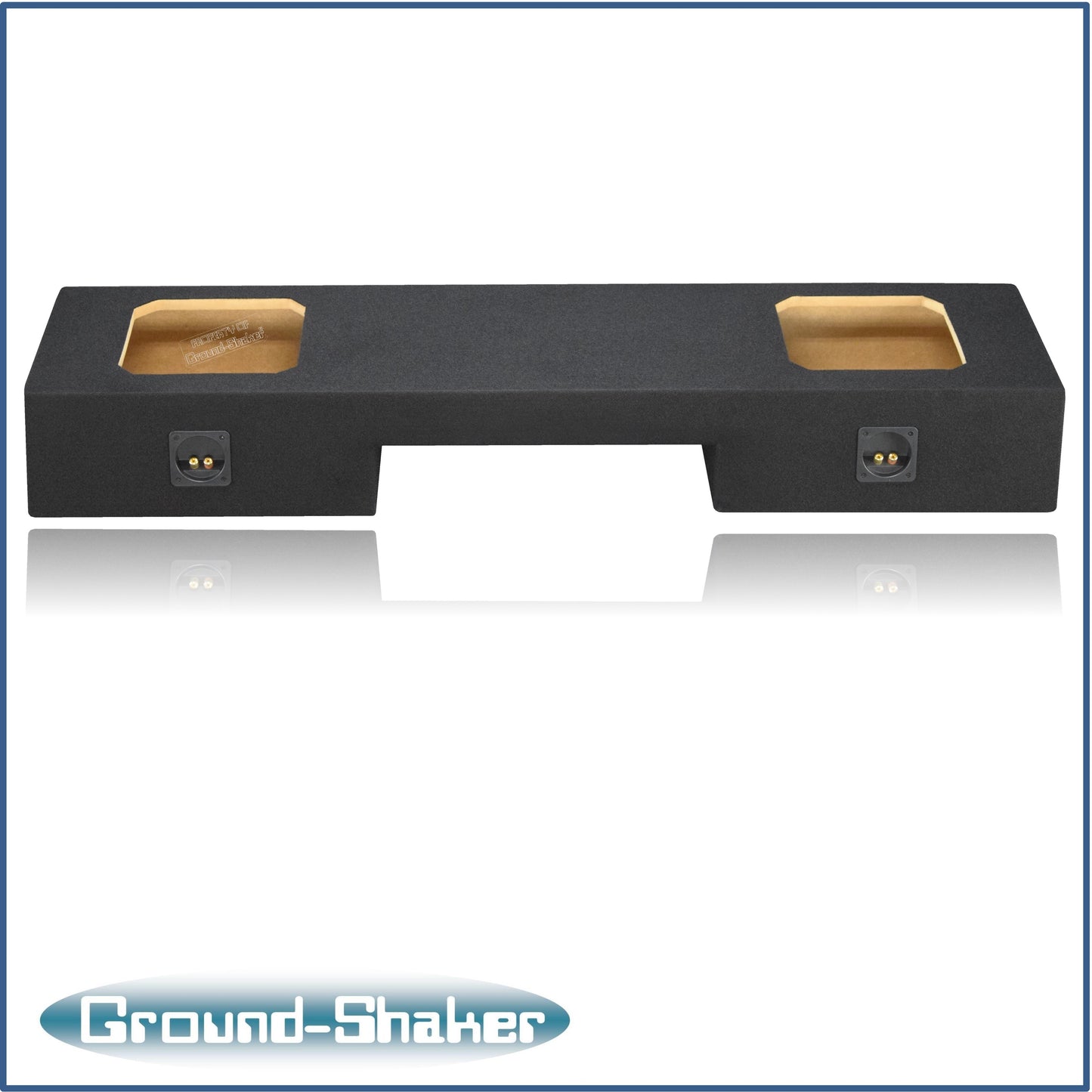 BLACK 10" DUAL SOLOBARIC PORTED SUB BOX, FITS 99-06 & 07 CLASSIC GMC SIERRA EXT-CAB