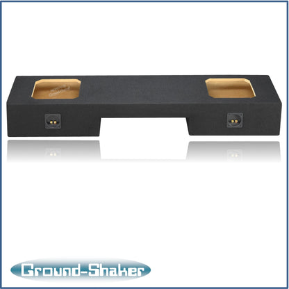 BLACK 10" DUAL SOLOBARIC PORTED SUB BOX, FITS 99-06 & 07 CLASSIC GMC SIERRA EXT-CAB