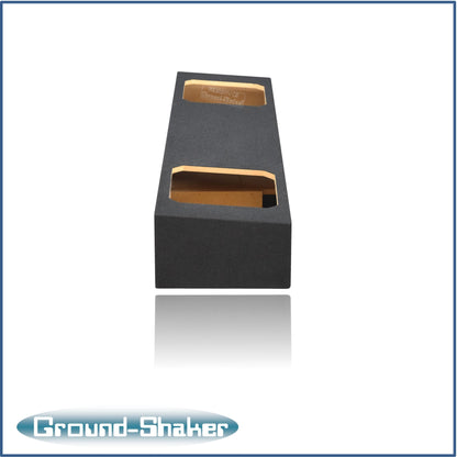 BLACK 12" DUAL SOLOBARIC PORTED SUB BOX, FITS 99-06 & 07 CLASSIC GMC SIERRA EXT-CAB