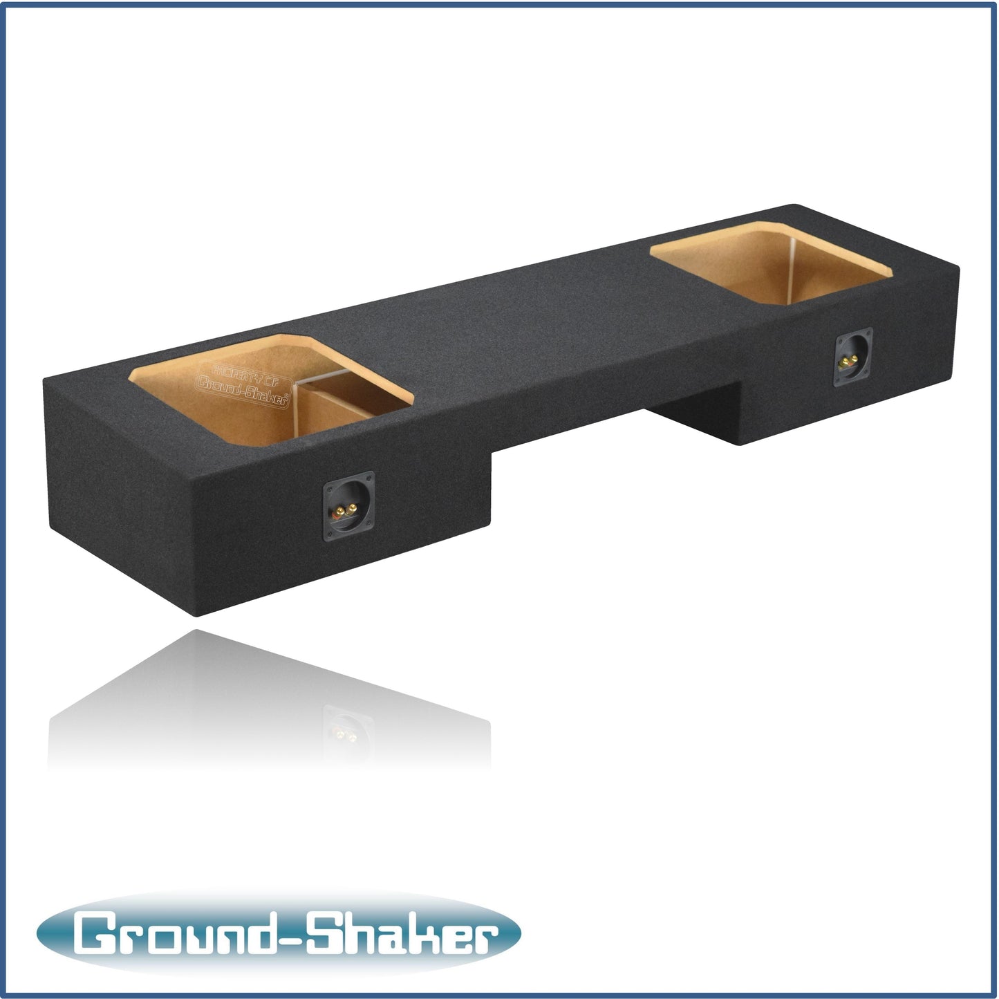 BLACK 12" DUAL SOLOBARIC PORTED SUB BOX, FITS 99-06 & 07 CLASSIC GMC SIERRA EXT-CAB