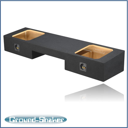 BLACK 12" DUAL SOLOBARIC PORTED SUB BOX, FITS 99-06 & 07 CLASSIC GMC SIERRA EXT-CAB