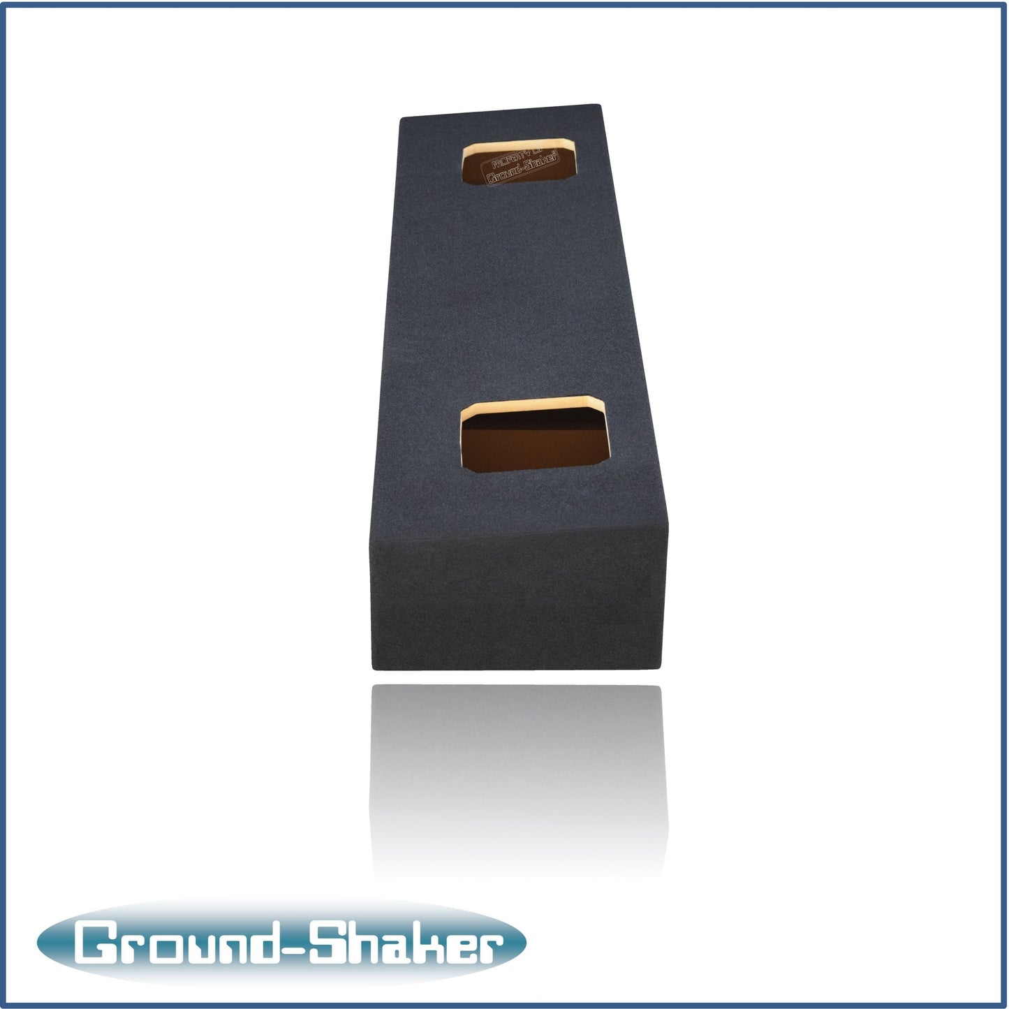 BLACK 8" DUAL SOLOBARIC PORTED SUB BOX, FITS 99-06 & 07 CLASSIC GMC SIERRA EXT-CAB