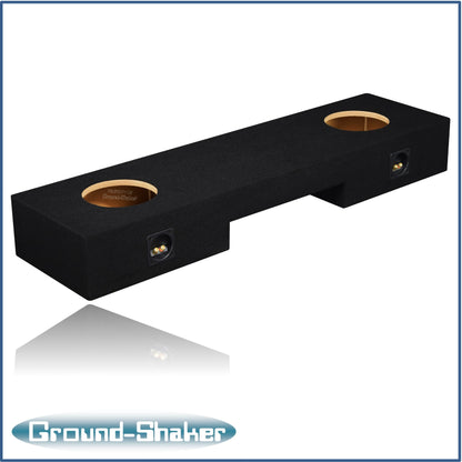 BLACK 8" DUAL SEALED SUB BOX, FITS 04-15 NISSAN TITAN CREW-CAB