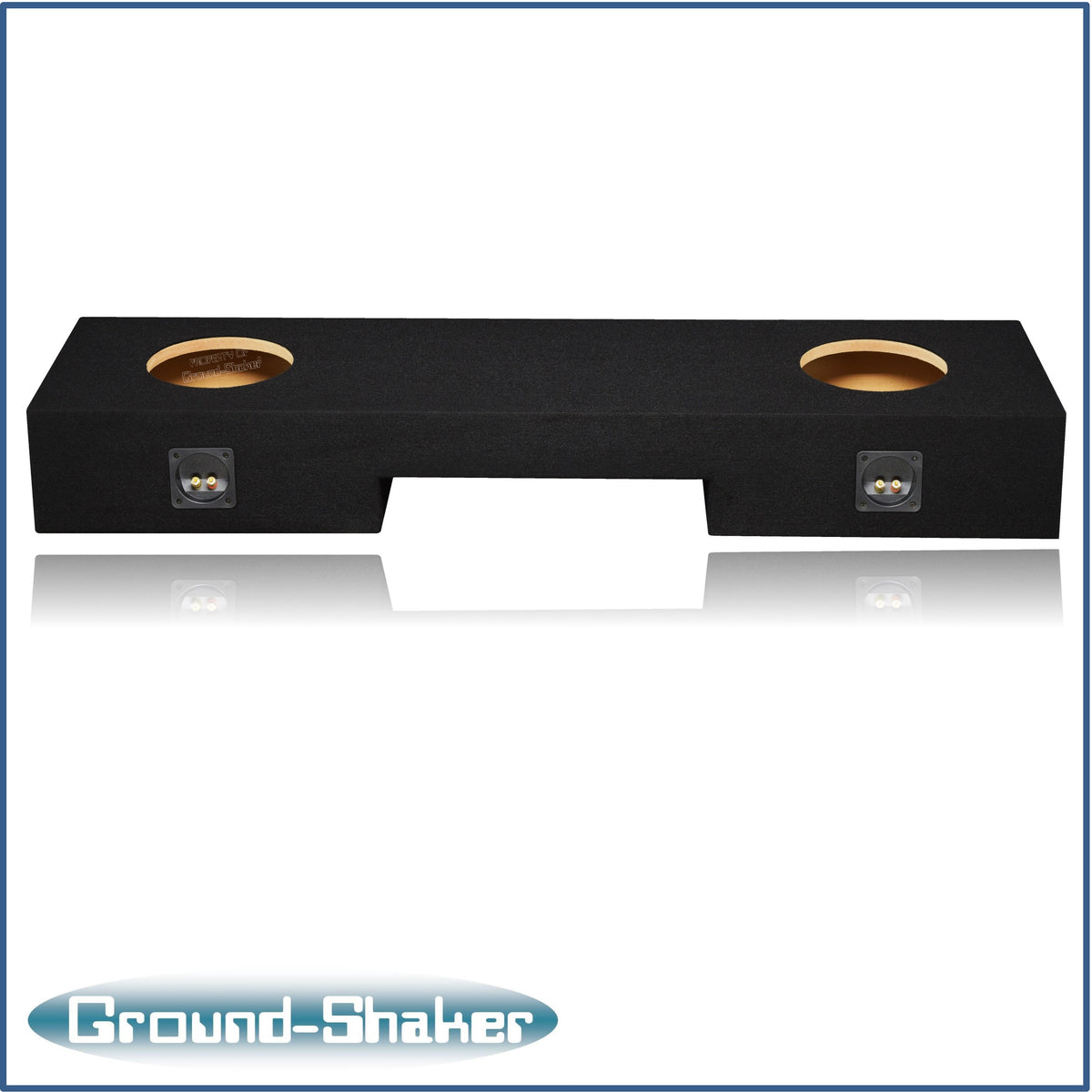BLACK 8" DUAL SEALED SUB BOX, FITS 04-15 NISSAN TITAN CREW-CAB