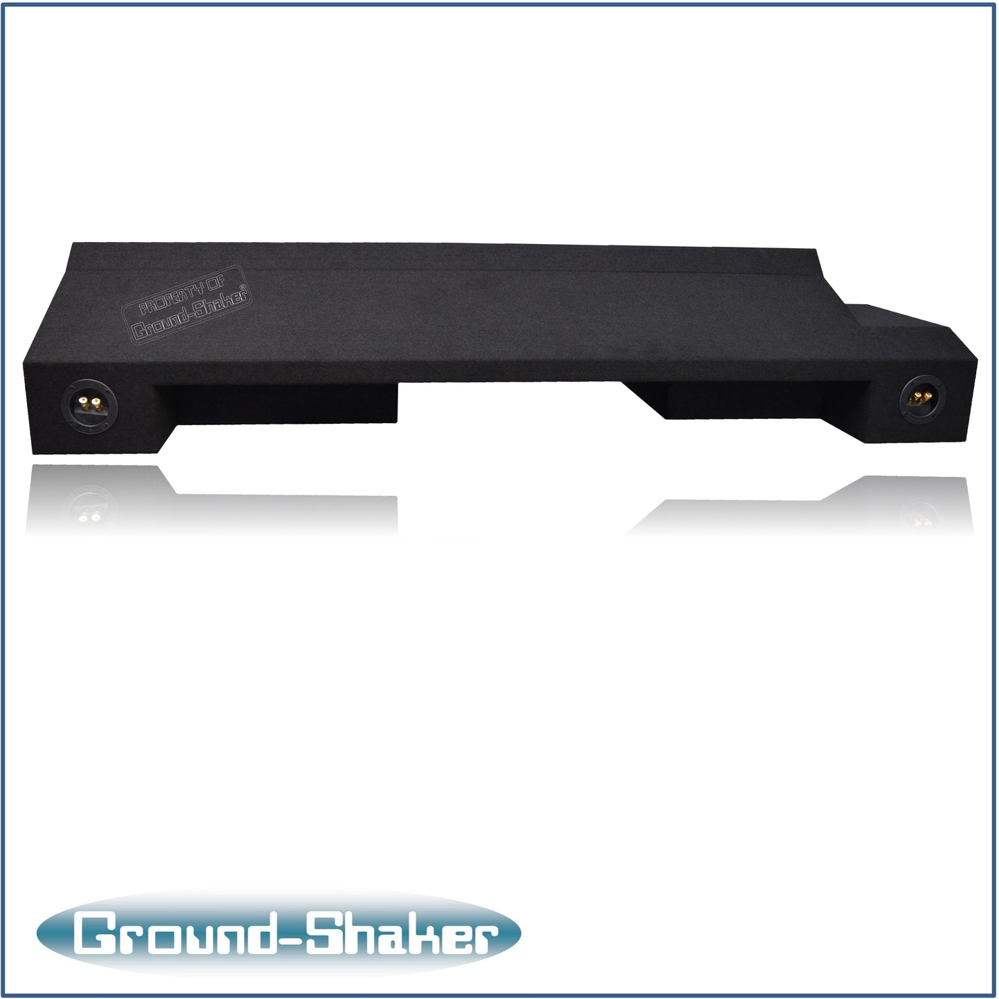 BLACK 12" DUAL SEALED SUB BOX, FITS 88-98 CHEVY SILVERADO EXT-CAB