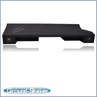 BLACK 12" DUAL SEALED SUB BOX, FITS 88-98 CHEVY SILVERADO EXT-CAB