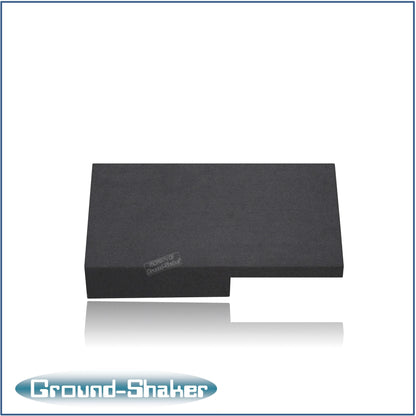 BLACK 10" SINGLE SEALED SUB BOX, FITS 98-01 DODGE RAM EXTENDED-CAB / QUAD-CAB