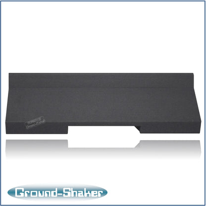 BLACK 12" DUAL SEALED SUB BOX, FITS 98-01 DODGE RAM EXTENDED-CAB / QUAD-CAB