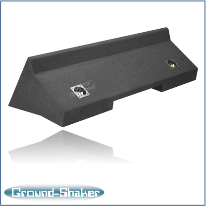 BLACK 10" DUAL SEALED L7T SUB BOX, FITS 98-01 DODGE RAM EXTENDED-CAB / QUAD-CAB
