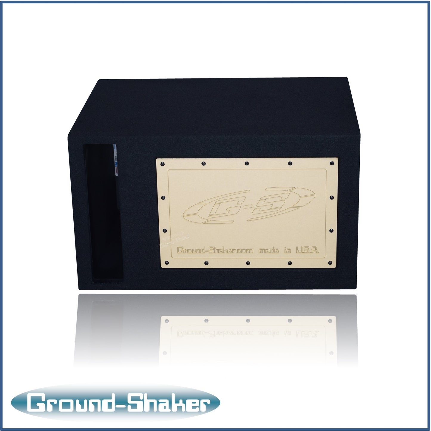 BLACK 12" SINGLE SLOT PORTED BANDPASS SUB BOX