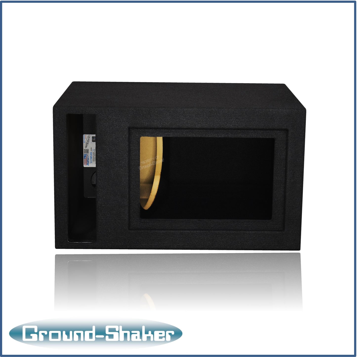 BLACK 12" SINGLE SLOT PORTED BANDPASS SUB BOX