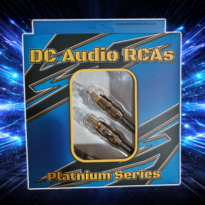 DC Audio 2-CHANNEL TWISTED PAIR RCA INTERCONNECT CABLE