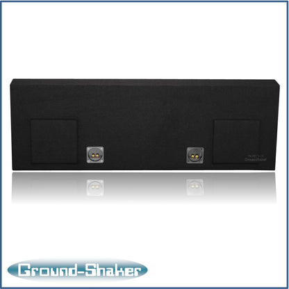 BLACK 10" DUAL PORTED SUB BOX