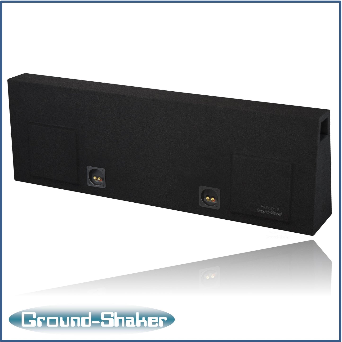 BLACK 10" DUAL PORTED SUB BOX