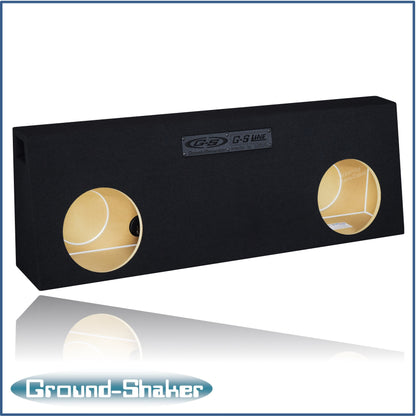 BLACK 10" DUAL PORTED SUB BOX